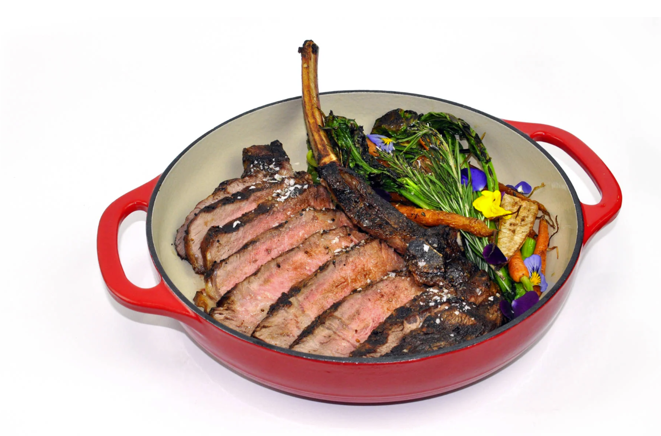 Cooked Tomahawk Steak